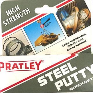 ADHESIVE PUTTY PRATLEY STEEL 100GR