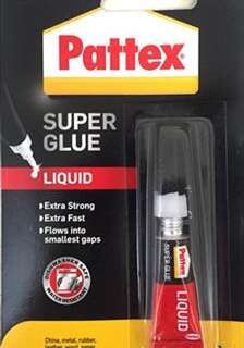 ADHESIVE SUPERGLUE PATTEX 3GR CARDED