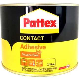 Adhesive Contact Pattex 1Ltr Tin