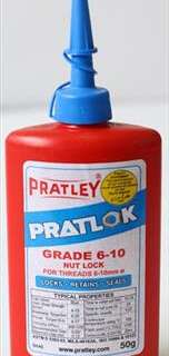 ADHESIVE NUTLOCK PRATLEY 50GR GRADE 6-10