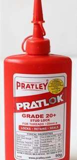 ADHESIVE STUDLOCK PRATLEY 50GR GRADE 10-20
