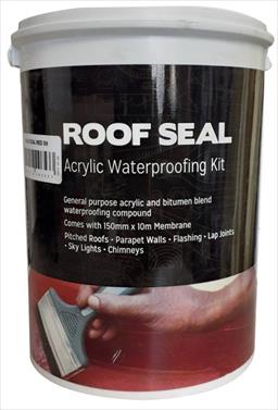 ROOF SEAL KIT ACRYL 5LTR TERRACOTTA C/W MEMBRANE