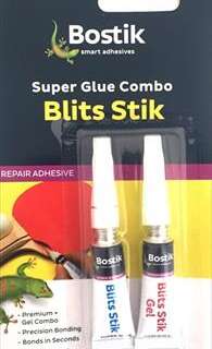 Adhesive Supergel Blits Stick Combo Pack Bostik