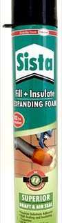 Filler Polyurethane Foam Sista 750Ml