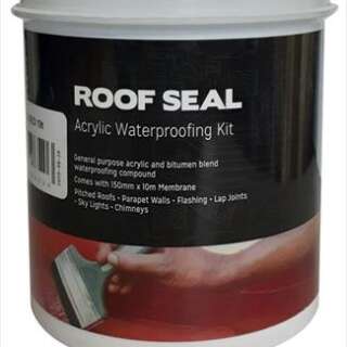 ROOF SEAL KIT ACRYL1LTR GREY C/W MEMBRANE