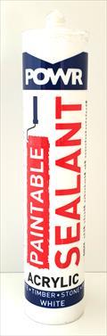 SEALANT ACRYLIC PAINTABLE POWER WHITE 260ML