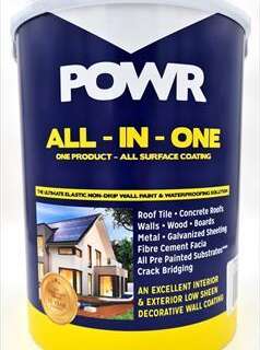 Powr All In One All Surface Coating Gulf Red  5Ltr