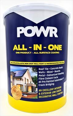 Powr All In One All Surface Coating Black  5Ltr