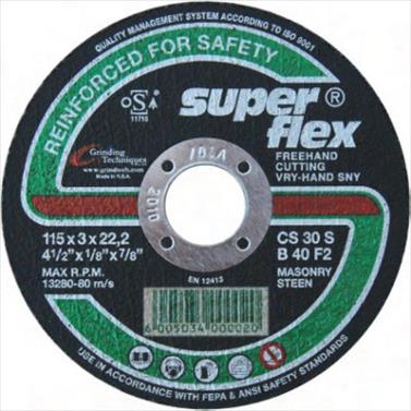 ABRASIVE DISC CUTTING STONE S/FLEX 115MM*3MM*22.2MM