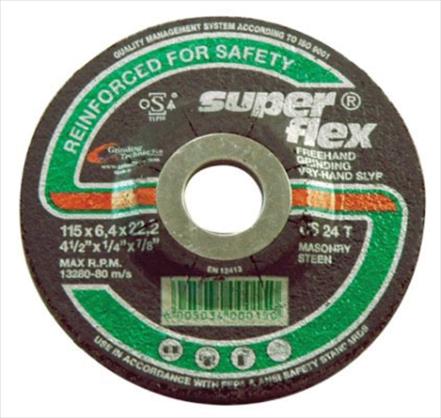 ABRASIVE DISC GRINDING STONE S/FLEX 115MM*6MM*22.2MM