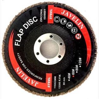 ABRASIVE FLAP DISC INDUSTRIAL 115MMX 60# RIGGER