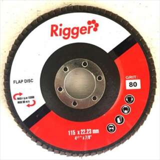 ABRASIVE FLAP DISC DIY 115MMX 80# JAV-FDB