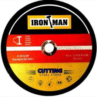 ABRASIVE DISC CUTTING STEEL 125X3.2X22.2 IRONMAN