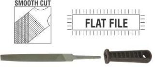 FILE AFILE FLAT SMOOTH 150MM P/P