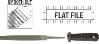 FILE AFILE FLAT SMOOTH 250MM P/P