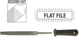 FILE AFILE FLAT 2ND CUT 300MM P/P