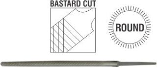 FILE AFILE ROUND BASTARD 150MM P/P