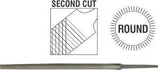 FILE AFILE ROUND 2ND CUT 150MM P/P