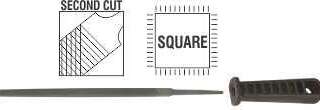 FILE AFILE SQUARE 2ND CUT 150MM P/P