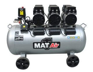 COMPRESSOR MATAIR 100LT 3 HP OIL LESS