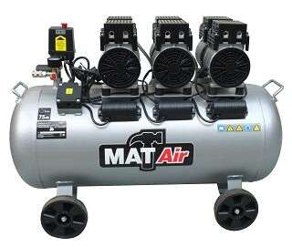 COMPRESSOR MATAIR 100LT 3 HP OIL LESS