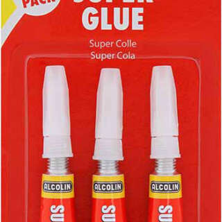 ALCOLIN SUPER GLUE 3X3G VALUE PACK