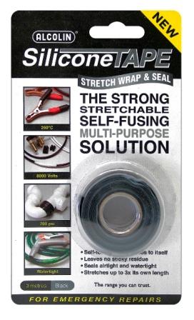 ALCOLIN SILICONE TAPE 3M BLACK 005-81