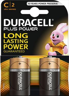 BATTERY DURACELL PLUS C   APPLIAN  2 S 1.5V MN1400K2