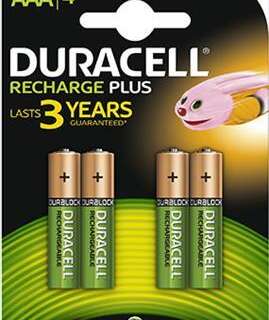 BATTERY DURACELL RECHARGEABLE REMOTE AAA 4 S 800MAH