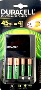BATTERY DURACELL CHARGER VALUE +2AA+2AAA RECHARGE CEF27