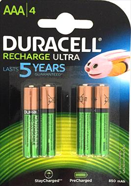 Battery Duracell Plus Ultra Power Aaa 4 S Duro18