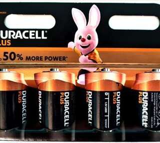 BATTERY DURACELL PLUS 1.5V D TORCH 4 S DUR110