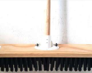 BROOM P/FORM SOFT BLACK 450MM HNDL RIGGER