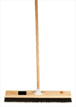 BROOM P/FORM SOFT BLACK 600MM HNDL RIGGER