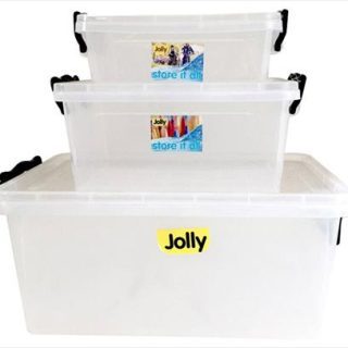 BIN STORAGE BIN MULTIBOX BIG JIM 1.2LTR CLEAR 766B