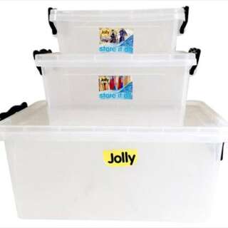 BIN STORAGE BIN MULTIBOX BIG JIM 3LTR CLEAR 766C