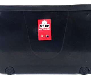 BIN STORAGE BIN MULTIBOX BIG JIM 32LTR BLACK ON WHEELS
