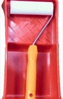 PAINT ROLLER MINI SET C/W TRAYSPONGE 100MM FEST100