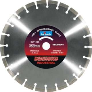 DIAMOND DISC FOX SEG 350MM ASPHALT STD