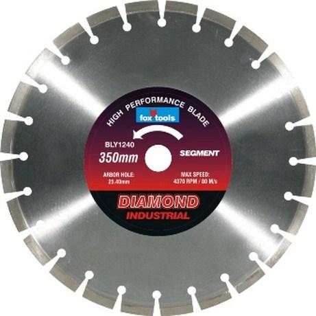 DIAMOND DISC FOX SEG 350MM ASPHALT STD