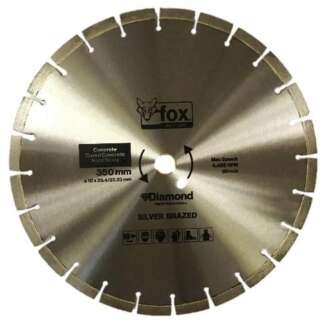 DIAMOND DISC FOX SEG 350MM HARD CONCRETE
