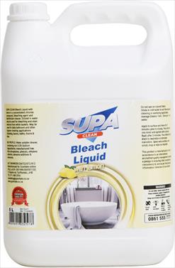 SUPA BLEACH LIQUID WITH LEMON 5LTR FBLE004