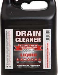 TRIPLE RED DRAIN CLEANER 5LTR FDRA001
