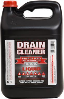 TRIPLE RED DRAIN CLEANER 5LTR FDRA001