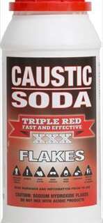 TRIPLE RED CAUSTIC SODA FLAKES 1KG