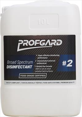PROFGARD BROAD SPECTRUM DISINFECTANT #2  10LTR
