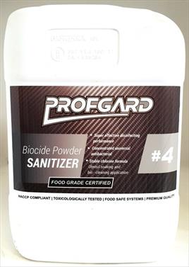 PROFGARD BIOCIDE POWDER SANITIZER #4  10KG