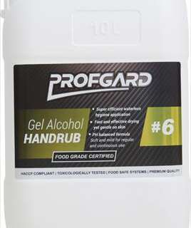 PROFGARD HANDRUB GEL ALCHOHOL #6  10LTR