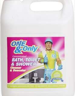 ONE & ONLY BATH TOILET & SHOWER CLEANER & DESCALER 5LTR