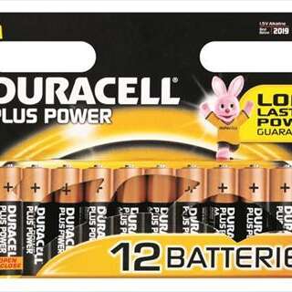 BATTERY DURACELL PLUS AA 12 S DURO45